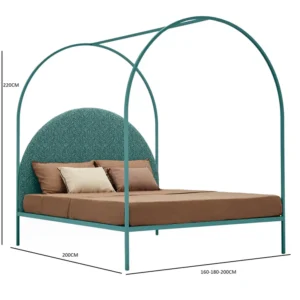 Alternative view of Sottiletto bed