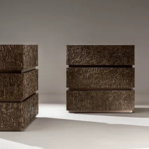Alternative view of Corteccia nightstands